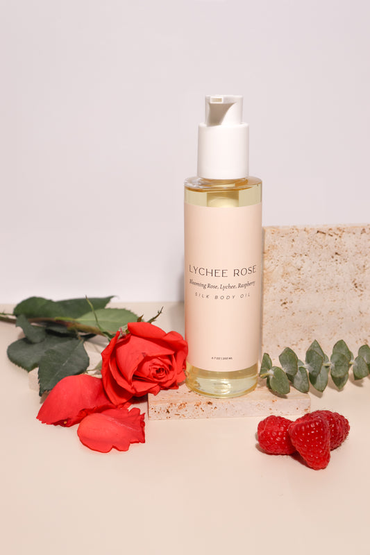Lychee Rose Silk Body Oil