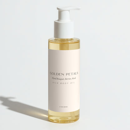 Golden Petals Silk Body Oil