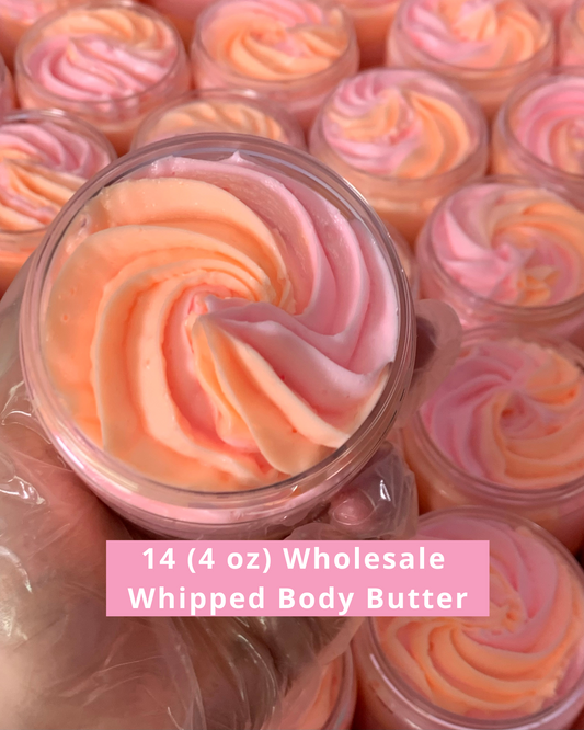 14 (4 oz.) Wholesale Whipped Body Butter