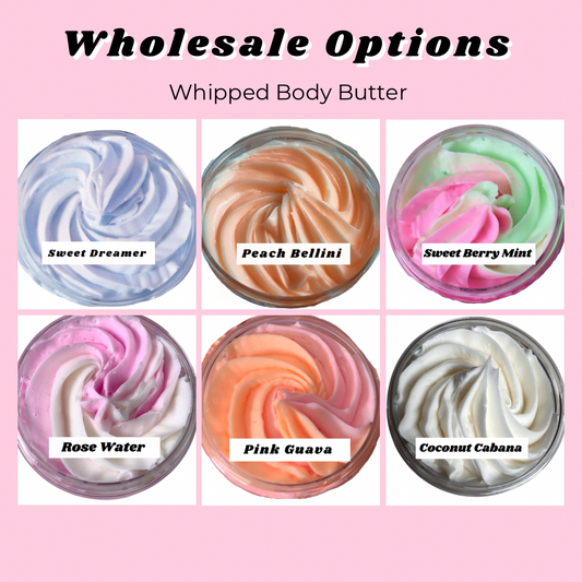 (14 count) 8 ounces Wholesale Whipped Body Butter